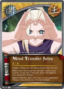 Mind Transfer Jutsu card artwork