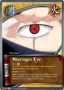 Sharingan Eye card artwork
