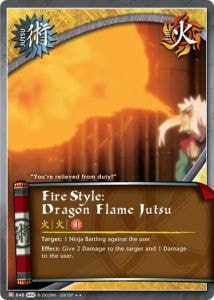 Fire Style: Dragon Flame Jutsu card artwork