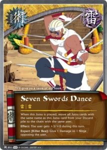 Seven Swords Dance card artwork