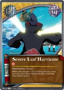 Severe Leaf Hurricane card artwork