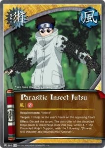 Parasitic Insect Jutsu card artwork