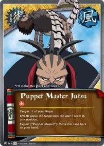 Puppet Master Jutsu card artwork