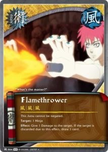 Flamethrower card artwork