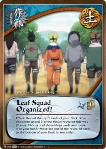 Leaf Squad Organized! card artwork
