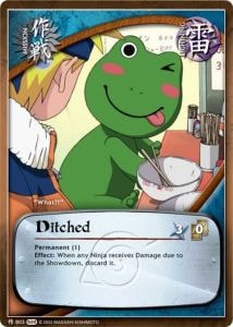 Ditched card artwork