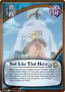 Just Like That Hero card artwork