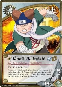 Choji Akimichi card artwork