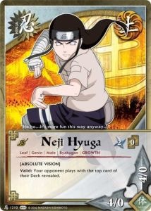 Neji Hyuga card artwork