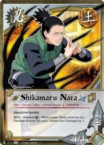 Shikamaru Nara card artwork