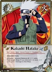 Kakashi Hatake card artwork