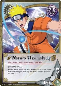 Naruto Uzumaki card artwork