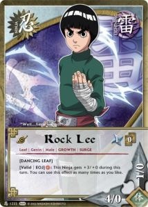 Rock Lee card artwork