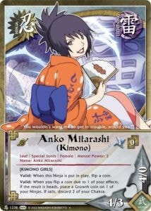 Anko Mitarashi (Kimono) card artwork