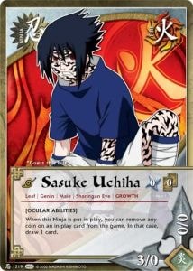 Sasuke Uchiha card artwork
