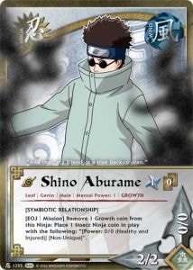Shino Aburame card artwork