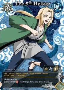 The 5th Hokage card artwork