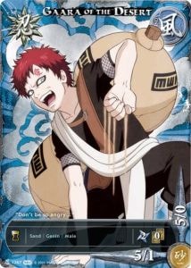 Gaara of the Desert card artwork