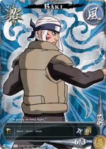 Baki card artwork