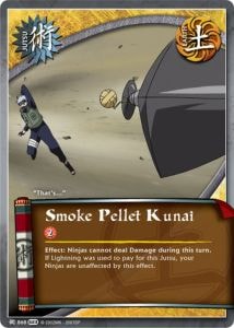 Smoke Pellet Kunai card artwork