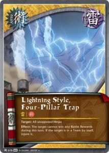 Lightning Style, Four-Pillar Trap card artwork