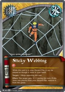 Sticky Webbing card artwork