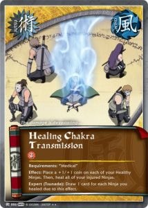 Healing Chakra Transmission card artwork