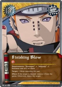Finishing Blow card artwork