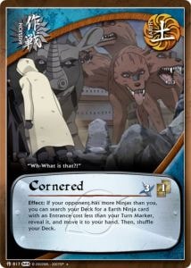 Cornered card artwork