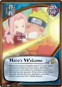 Hero's Welcome card artwork