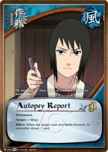 Autopsy Report card artwork