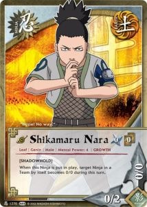 Shikamaru Nara card artwork