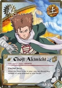 Choji Akimichi card artwork