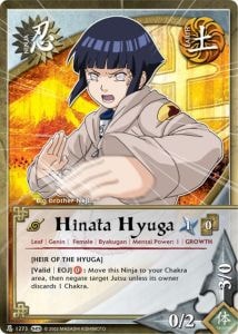 Hinata Hyuga card artwork