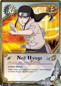 Neji Hyuga card artwork