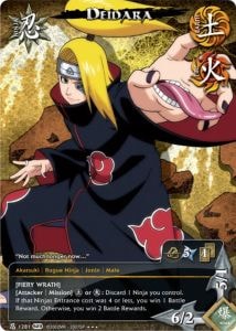 Deidara card artwork