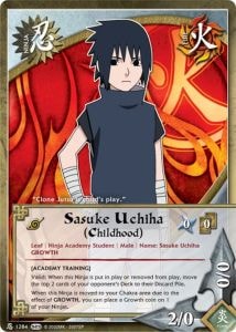 Sasuke Uchiha (Childhood) card artwork
