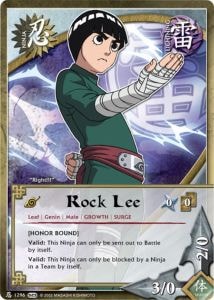 Rock Lee card artwork