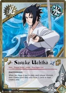 Sasuke Uchiha card artwork