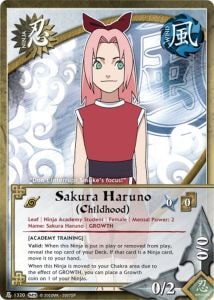 Sakura Haruno (Childhood) card artwork