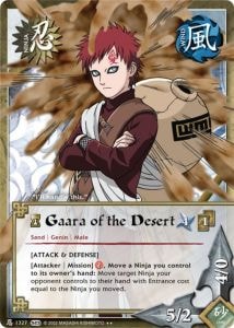 Gaara of the Desert card artwork