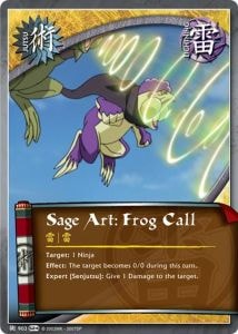 Sage Art: Frog Call card artwork