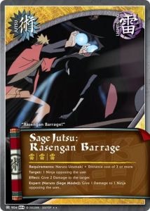 Sage Jutsu: Rasengan Barrage card artwork