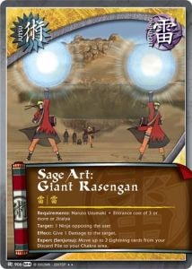 Sage Art: Giant Rasengan card artwork