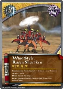 Wind Style: Rasen Shuriken card artwork