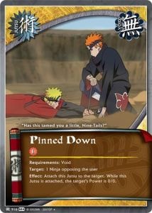 Pinned Down card artwork