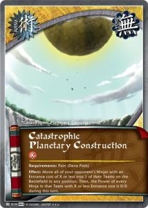 Catastrophic Planetary Construction card artwork