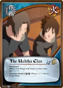 The Uchiha Clan card artwork