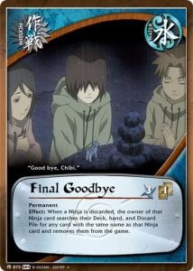 Final Goodbye card artwork
