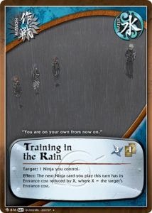 Training in the Rain card artwork
